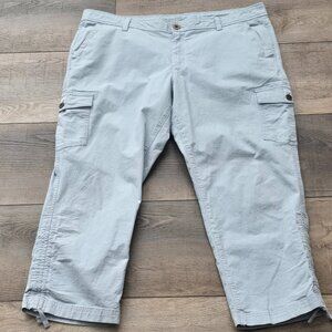 Eddie Bauer Ankle Cargo Pants, Size: 16